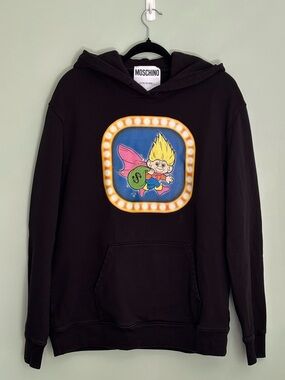 MOSCHINO COUTURE! x Good Luck Trolls (2019) Rare Hoodie (Size XL)